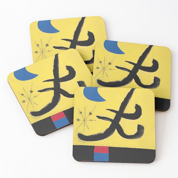 Item preview, Abstract Surreal Shapes Inspired by Joan Miró – Minimalist Colorful Modern Art designed and sold by Bondira-Spono.