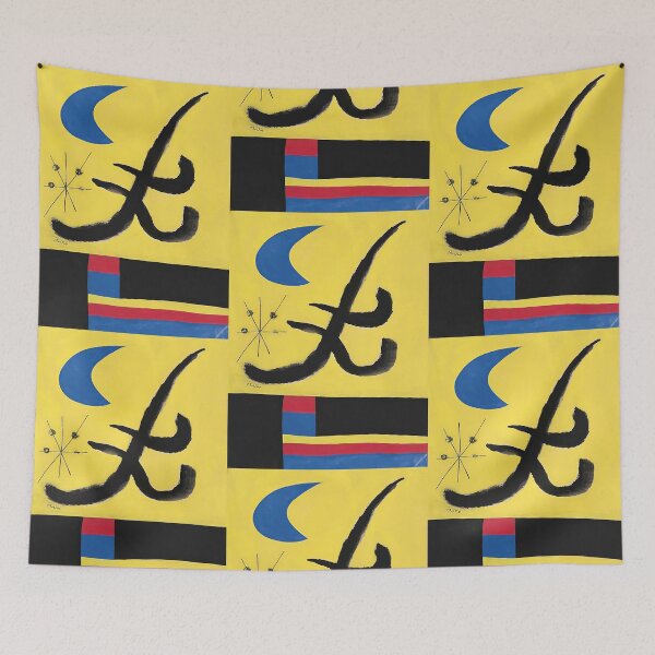 Item preview, Abstract Surreal Shapes Inspired by Joan Miró – Minimalist Colorful Modern Art designed and sold by Bondira-Spono.