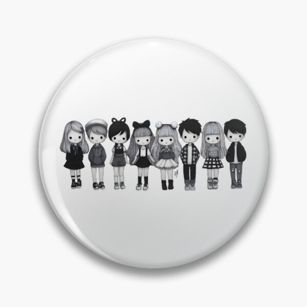 Item preview, Lindas muñecas Kawaii designed and sold by Retro Whimsy.