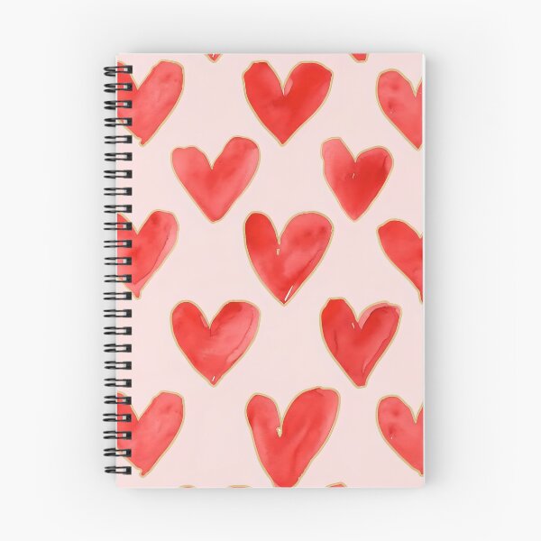 Item preview, Watercolor Red Hearts Seamless Pattern designed and sold by SarahRoseZenaun.