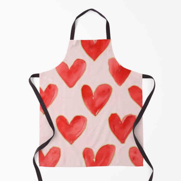 Item preview, Watercolor Red Hearts Seamless Pattern designed and sold by SarahRoseZenaun.