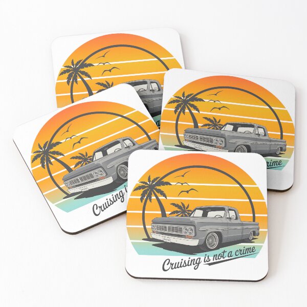 Item preview, Cruising Is Not a Crime Vintage Truck – Retro Classic Pickup Sunset Car Enthusiast Design designed and sold by ArcticFoxStudio.