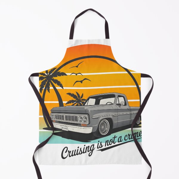 Item preview, Cruising Is Not a Crime Vintage Truck – Retro Classic Pickup Sunset Car Enthusiast Design designed and sold by ArcticFoxStudio.