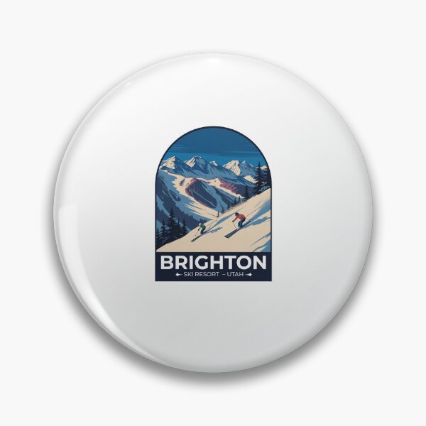 Item preview, Brighton Ski Resort – Utah Mountain Sticker designed and sold by TulipaGraphics.