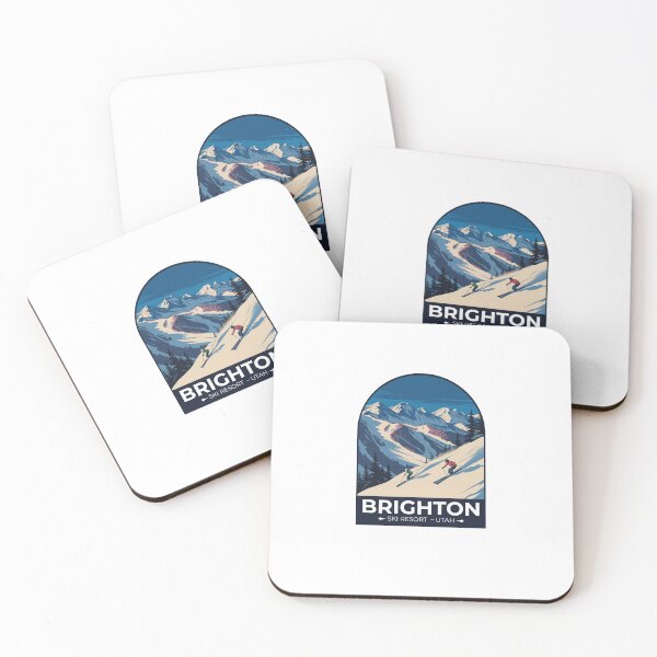 Item preview, Brighton Ski Resort – Utah Mountain Sticker designed and sold by TulipaGraphics.
