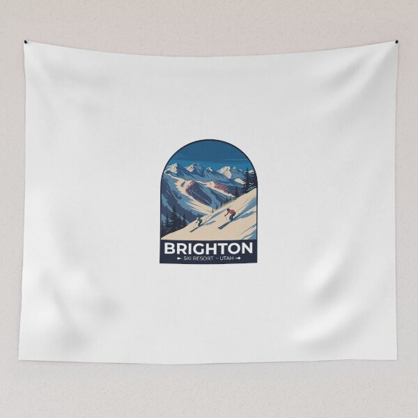 Item preview, Brighton Ski Resort – Utah Mountain Sticker designed and sold by TulipaGraphics.