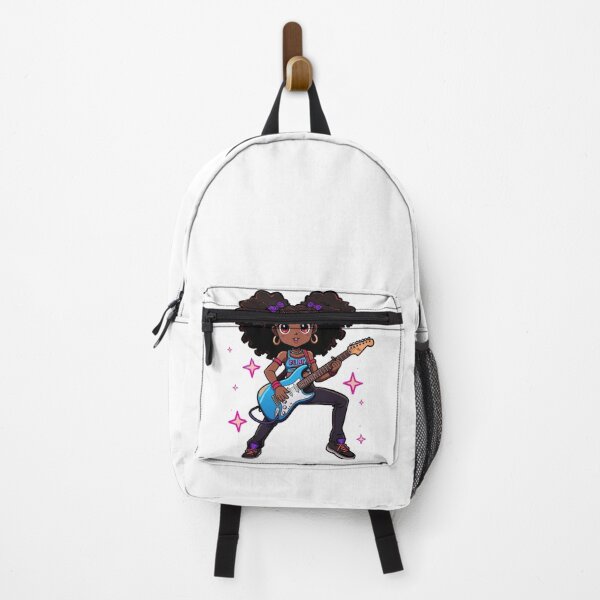 Item preview, Anime Rock Star Girl Playing Electric Guitar designed and sold by Animepopstudio.