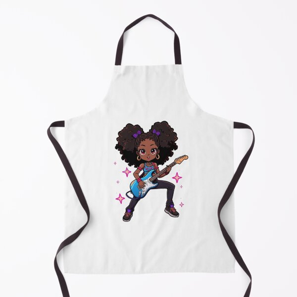 Item preview, Anime Rock Star Girl Playing Electric Guitar designed and sold by Animepopstudio.