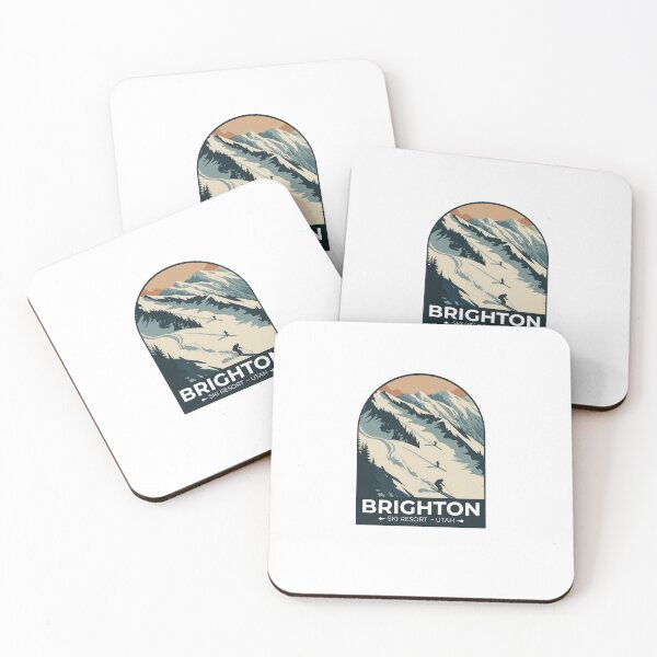 Item preview, Brighton Ski Resort – Utah Mountain Sticker designed and sold by TulipaGraphics.