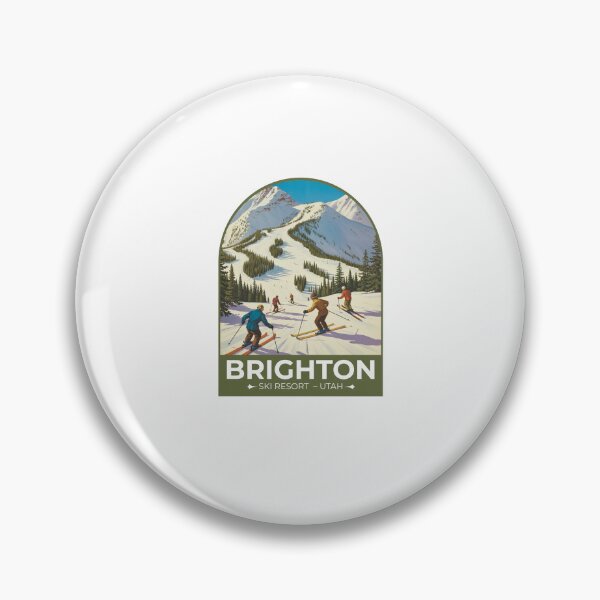 Item preview, Brighton Ski Resort – Utah Mountain Sticker designed and sold by TulipaGraphics.