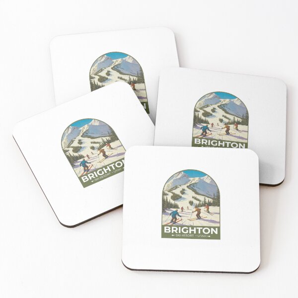 Item preview, Brighton Ski Resort – Utah Mountain Sticker designed and sold by TulipaGraphics.
