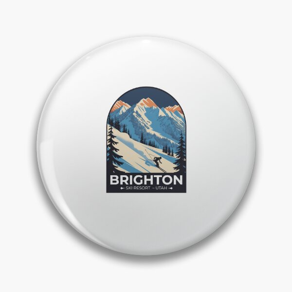 Item preview, Brighton Ski Resort – Utah Mountain Sticker designed and sold by TulipaGraphics.