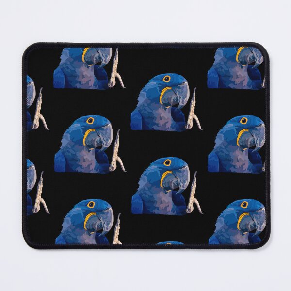 Item preview, H is for Hyacinth Macaw,Hyacinth Macaw Artwork – Vibrant Parrot Illustration and Exotic Bird Design designed and sold by PrettylittlepastelUk.