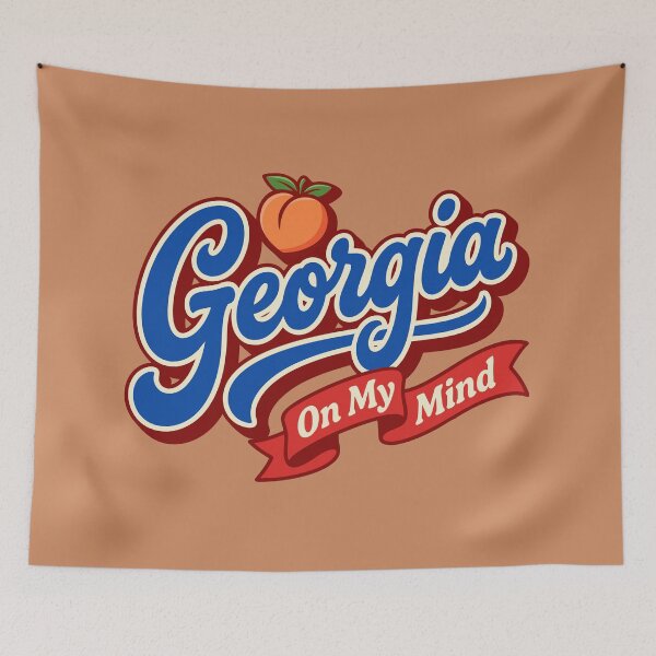 Item preview, Vintage Georgia On My Mind Retro State Pride designed and sold by Cozy-Old-Pub.