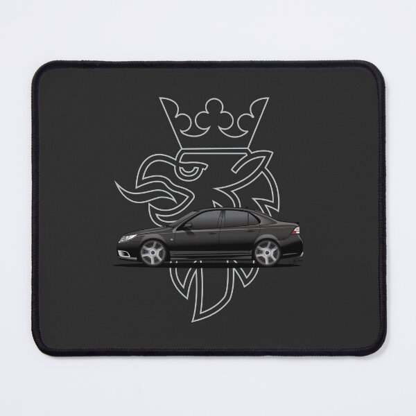 Item preview, Saab 93 Turbo X Aero Illustration Black designed and sold by blackdogshop.