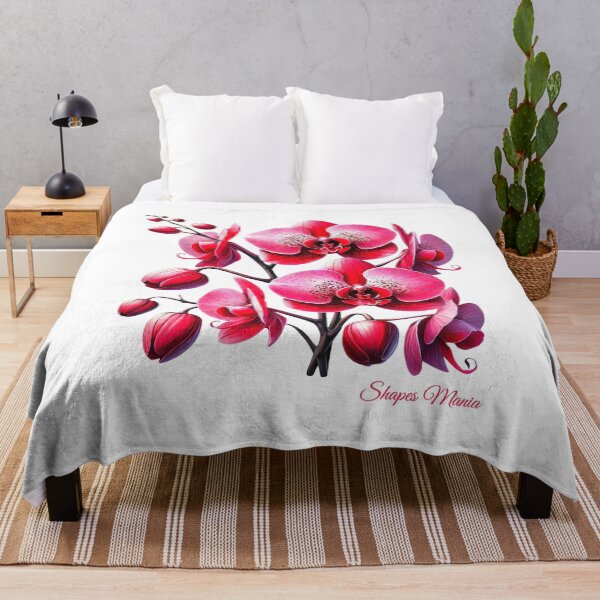 Item preview, Vibrant Red Pink Orchid Elegance Shapes Mania designed and sold by Shapes-Mania.