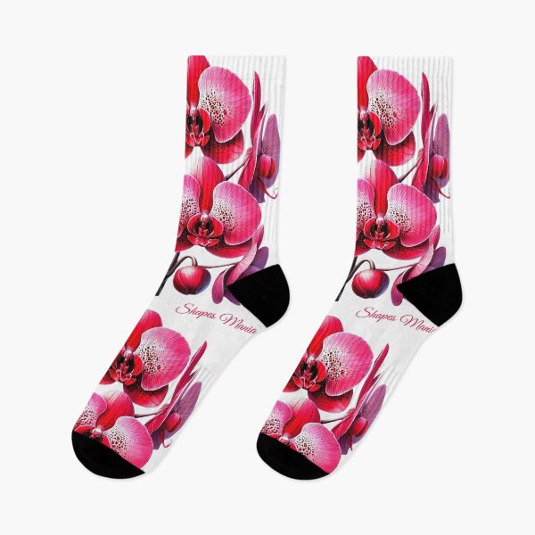 Item preview, Vibrant Red Pink Orchid Elegance Shapes Mania designed and sold by Shapes-Mania.