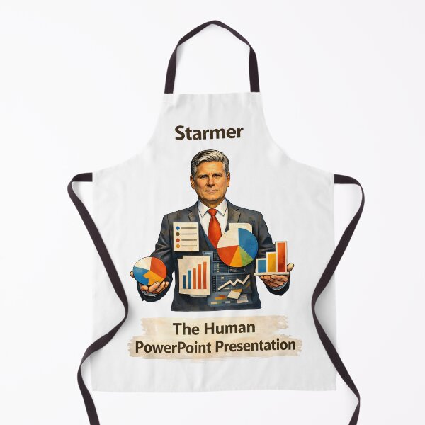 Item preview, Starmer Data Politics Satire The Human PowerPoint Presentation. designed and sold by The-T-In-Retro.
