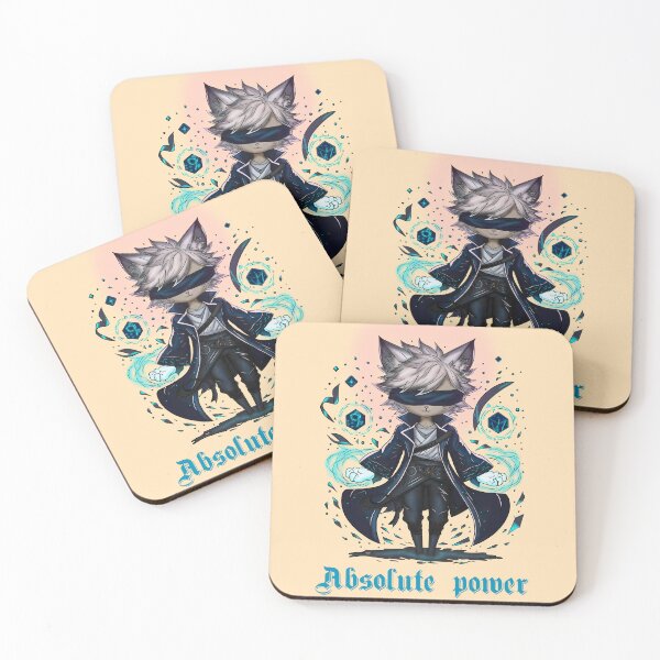 Item preview, Absolute Power Cat – Anime Style Powerful Sorcerer Kitty Design designed and sold by BlackCat Vibe.