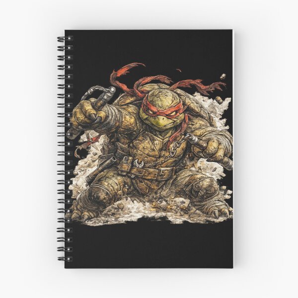 Item preview, Brutal Ninja Turtle with Nunchaku – Hand Drawn Colored Pencil Sticker Illustration designed and sold by Felixuss.