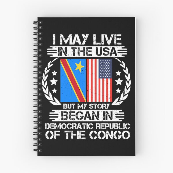 Item preview, I May Live In The USA But My Story Began In Democratic Republic of the Congo  designed and sold by CosmoKitsch.