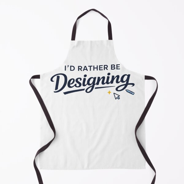 Item preview, I'd Rather Be Designing – Funny Graphic Designer designed and sold by WildWonderfulWear.