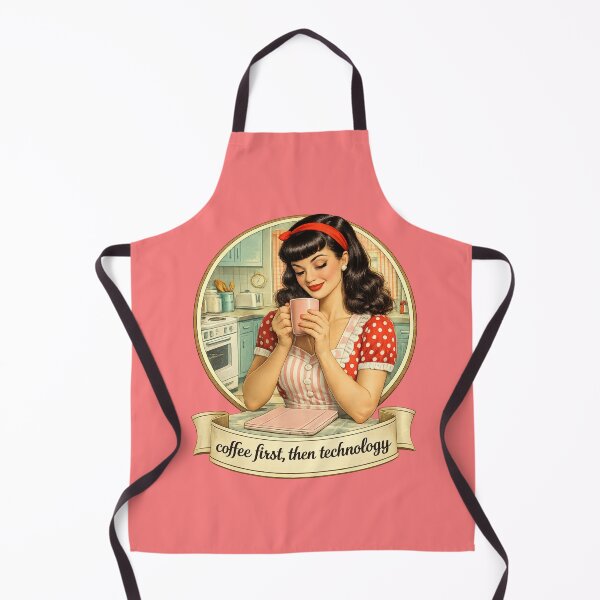 Item preview, Vintage lady holding a mug of coffee designed and sold by BritishDelights.