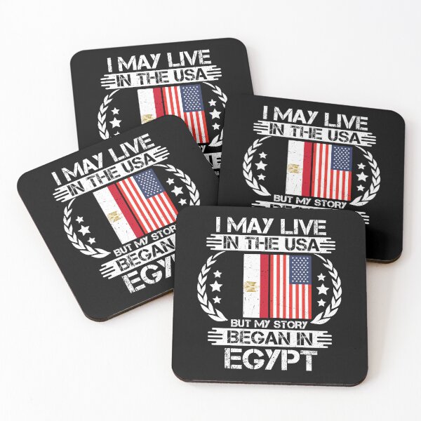 Item preview, I May Live In The USA But My Story Began In Egypt  designed and sold by CosmoKitsch.