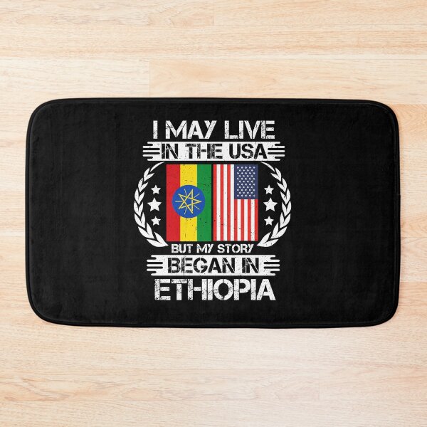 Item preview, I May Live In The USA But My Story Began In Ethiopia  designed and sold by CosmoKitsch.