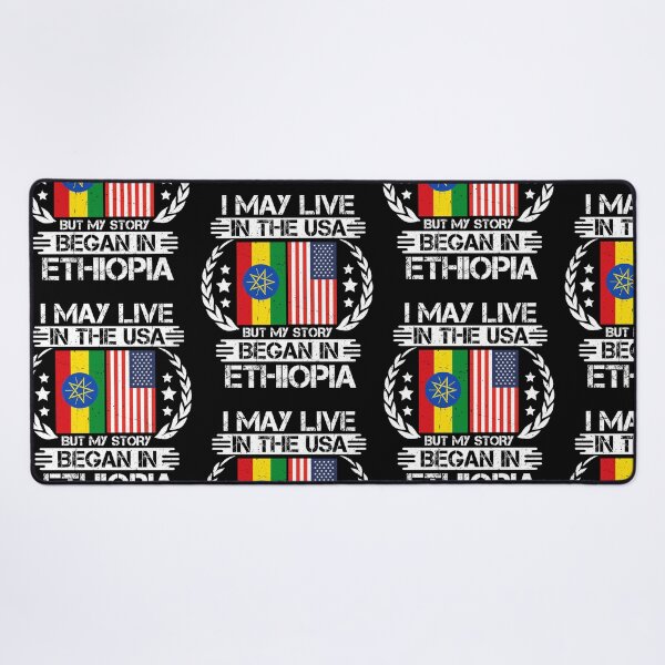 Item preview, I May Live In The USA But My Story Began In Ethiopia designed and sold by CosmoKitsch.