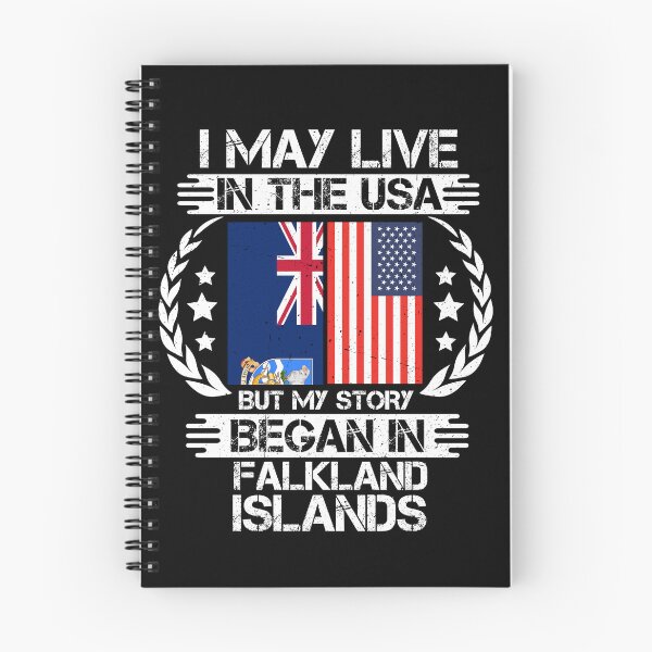 Item preview, I May Live In The USA But My Story Began In Falkland Islands designed and sold by CosmoKitsch.