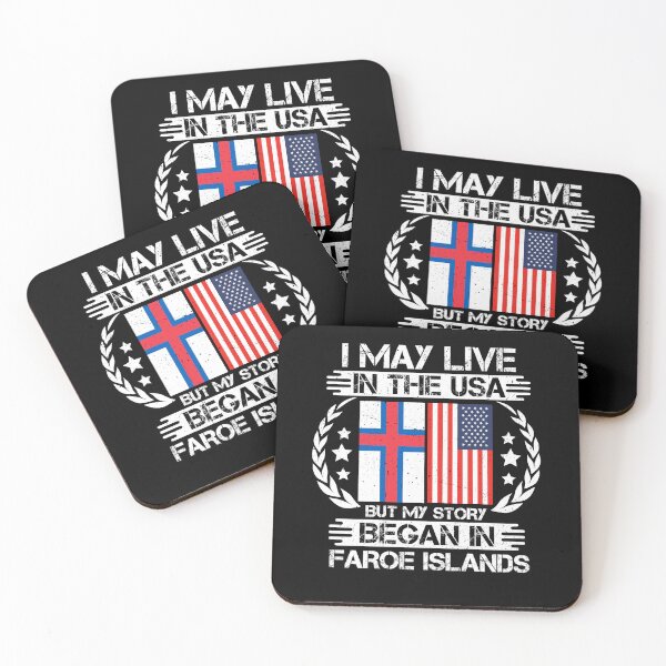 Item preview, I May Live In The USA But My Story Began In Faroe Islands  designed and sold by CosmoKitsch.