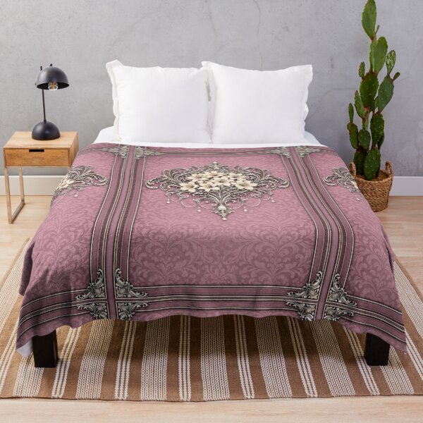 Item preview, Mauve Damask & White Lilies designed and sold by DesignsByPrnces.