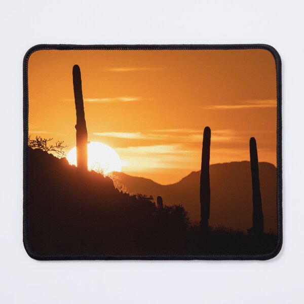 Item preview, Arizona sunset with Saguaro cactuses designed and sold by SchelzHorizons.