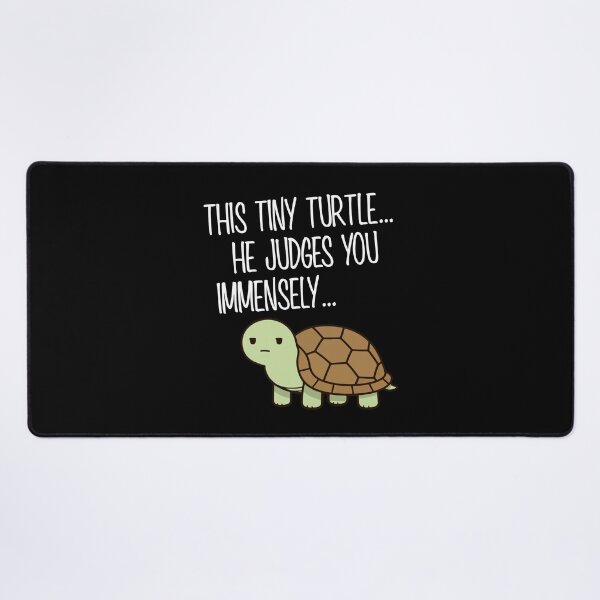 Item preview, this tiny turtle he judges you immensely designed and sold by khallidaart.