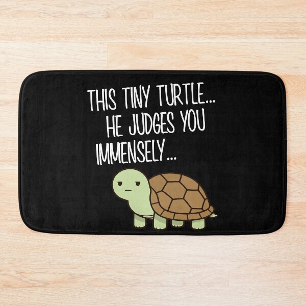 Item preview, this tiny turtle he judges you immensely designed and sold by khallidaart.