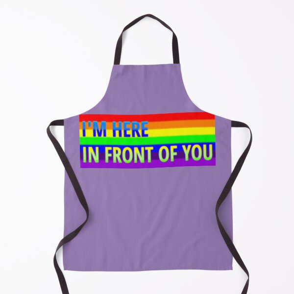 Item preview, I'm Here Right in Front of You - Rainbow background designed and sold by BloodSweatNTers.