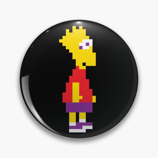 Item preview, 8 Bit Bart - original purple version designed and sold by The Common Tee.