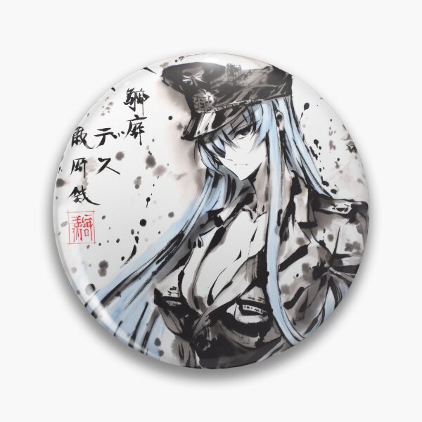 Item preview, Esdeath Sumi-e  designed and sold by AnimeArsenalPrints.