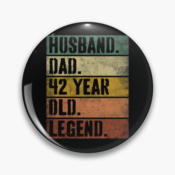 Item preview, Husband Dad 42 Year Old Legend 42nd Birthday Father's Day designed and sold by Boutkimaewab.