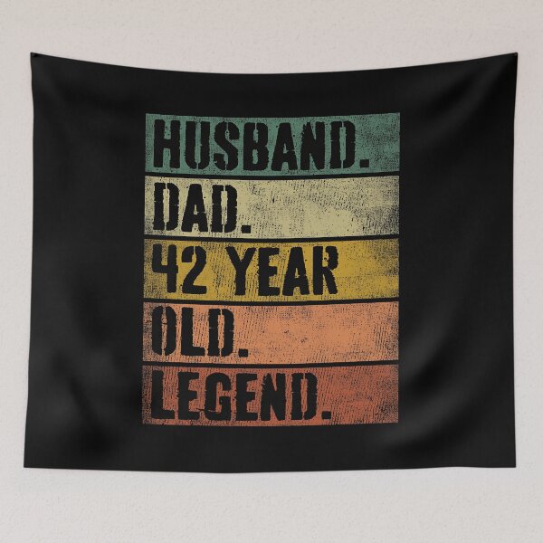 Item preview, Husband Dad 42 Year Old Legend 42nd Birthday Father's Day designed and sold by Boutkimaewab.