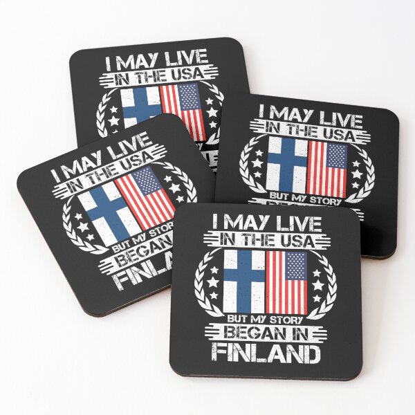 Item preview, I May Live In The USA But My Story Began In Finland  designed and sold by CosmoKitsch.