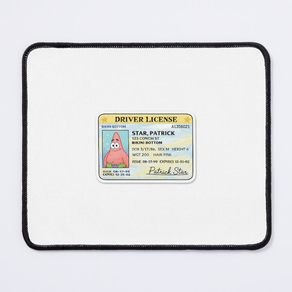 Item preview, Patrick Star Driver License designed and sold by BloeHoerBaekAut Sticker .