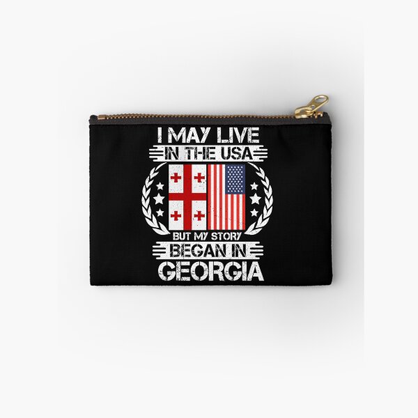 Item preview, I May Live In The USA But My Story Began In Georgia   designed and sold by CosmoKitsch.