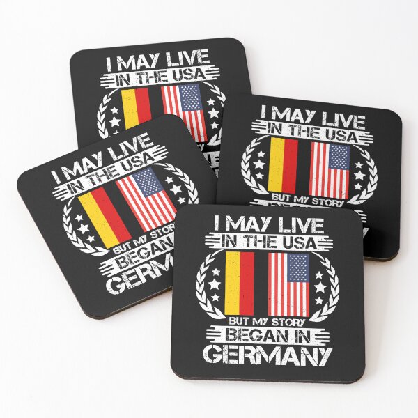 Item preview, I May Live In The USA But My Story Began In Germany  designed and sold by CosmoKitsch.