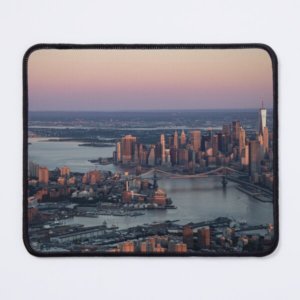 Item preview, New York City Aerial View at Sunrise designed and sold by SchelzHorizons.