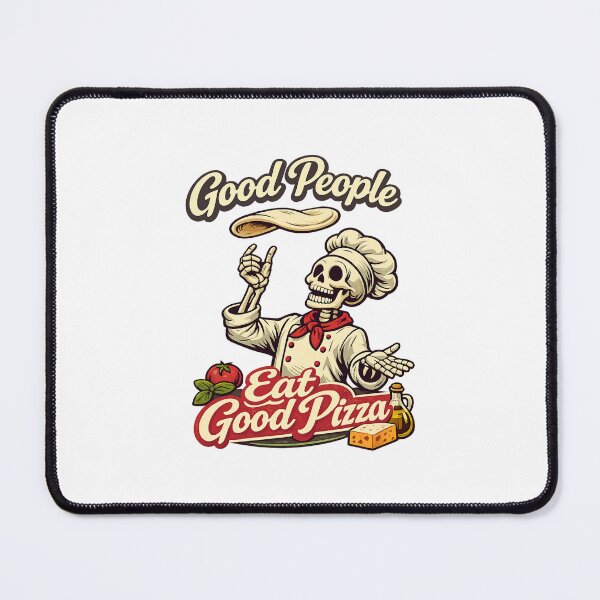 Item preview, Good People Eat Good Pizza designed and sold by LuveraxArt.
