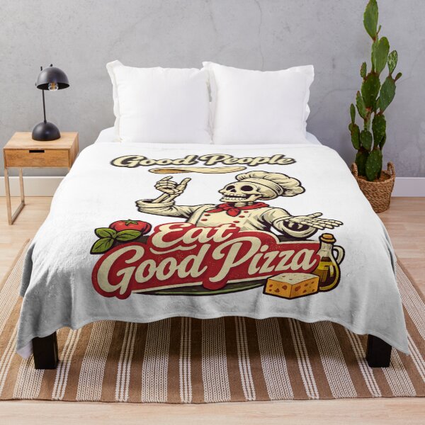 Item preview, Good People Eat Good Pizza designed and sold by LuveraxArt.