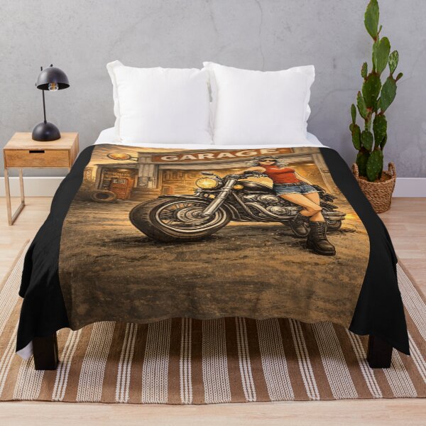 Item preview, Motorcycle Grandma Retro Biker Garage Vintage Motorcycle Rider Design designed and sold by TKOprintdesigns.