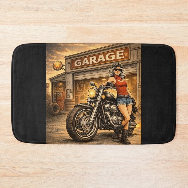 Item preview, Motorcycle Grandma Retro Biker Garage Vintage Motorcycle Rider Design designed and sold by TKOprintdesigns.